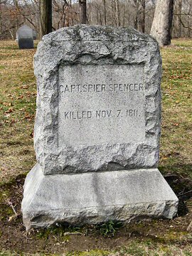 Spier Spencer gravestone photo from Find A Grave by Bob Nielsen from W. Lafayette, Indiana